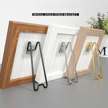 Schwarzer Tisch-Displayständer, Eisenrahmen-Fotohalter, geeignet für Fotos, Medaillen, Zertifikate, Heim- und Bürodekoration