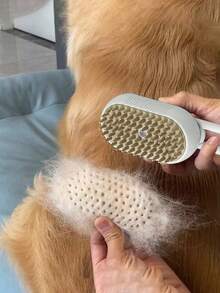 1pc Pet Steam Massage Brush, Universal For Cats & Dogs Floating Hair Cleaning Device, No-Wash Pet Steam Brush, No-Rinse Steam Massage Brush, One-Button Grooming, USB Rechargeable, Suitable For Cats & Dogs, Daily Care Tool, Portable Hair Care Accessory - Multicolor - View 16