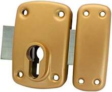 IFAM 026000 Deadbolt For Europrofile Cylinders, Brown - Beige - View 3