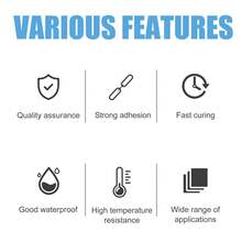 JUE FISH Super Strong Shoe-Repairing Adhesive Waterproof Quick-Drying Repair Open Glue Breakage Universal Sealant Professional Repair Tool 50ml - White - View 7
