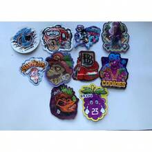 100-Pack,  Storage Bags, Various Patterns, 3.5g Polyester Film Thin Bags, Odor-Proof Bags, Moisture-Proof Bags, Sealable Bags, Candy Bags, Cookie Bags, Gum Bags