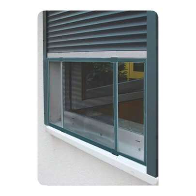 Schellenberg 50811 Protección antiinsectos corredera para Ventanas con persianas 50 x 75-142 cm, antracita