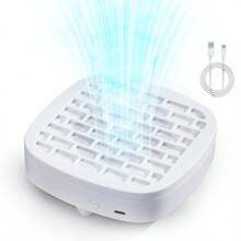 Miniaturowy pochłaniacz pyłu do paznokci z 10 wielokrotnego użytku wkładami filtracyjnymi, wygodne zasilanie przez USB, silne ssanie