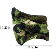 Winter Fleece Thermal Neck Warmer Gaiter Balaclava Ski Face Mask Scarf For Cold Weather Men Women - Black - View 5