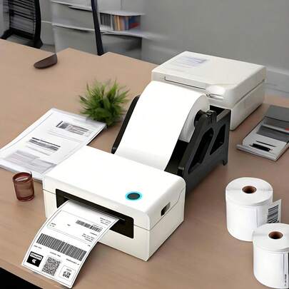 350-Piece Shipping Labels, Express Labels, 4-Inch X 6-Inch Thermal Labels, Shipping And Packaging Labels, Perforated White Mailing Labels, Commercial Grade, Permanent Adhesive, Compatible With Most Thermal Printers.