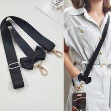 High Quality Minimalist Scandinavian Style Detachable Adjustable Bow Lanyard, Suitable For IPhone 17/16 Pro Max, Cameras, Bags, Fans, Walkie-Talkies, Etc.