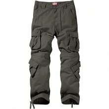 Pantalones cargo para hombre - R-verde - Ver 3