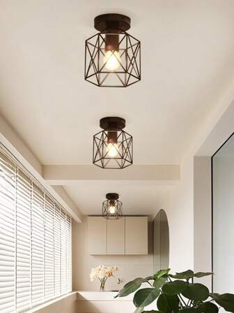 Nordic Modern Retro Industrial Style E27 Ceiling Light For Corridor, Balcony, Entrance, Kitchen, Bathroom, Wardrobe, Staircase
