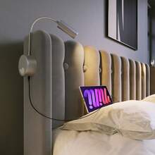 Bed Bases & Foundations - Grey + Velvet + 90cm*200cm - View 3