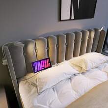 Bed Bases & Foundations - Grey + Velvet + 160cm*200cm - View 3