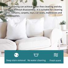 JAYSUING Multifunktionaler Schaumreiniger, geeignet zum Reinigen von Kleidung, Entkeimung, Trockenreinigung von Teppichen, Vorhängen, Sofas, wasserloses Reinigungsmittel, ideal als Geschenkset für Familie und Freunde (neue und alte Modelle werden zufällig versendet) - Verschiedenfarbig - Übersicht 8