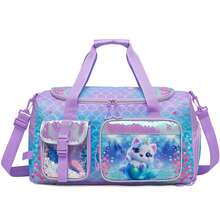 Girls' Travel Bag, Overnight Bag, Handbag, Sleepover Bag, Dance/Gym Bag With Shoe Compartment - Travel Bag Single Bag - View 8