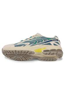 baasploa 男士复古网面防滑轻便跑步鞋，耐磨耐穿，适合户外健身、旅行、休闲运动，舒适时尚，都市系带通勤鞋，厚底多功能运动鞋