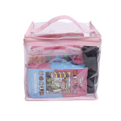  Organizador de Brinquedos Yupii G PVC Resistente c/ Alça e Zíper Duplo