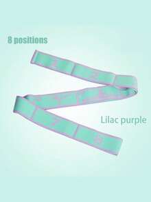 1pc Multi-Functional Yoga & Pilates Resistance Band, Portable Flexibility & Strength Training Tool Suitable For Beginners, Home Workout, Dance And Travel, Durable Polyester Material, Yoga Exercise, Adjustable Stretch Strap, Elastic Yoga Stretch Band, Physical Therapy Elastic Band, Stretch Dance Elastic Band