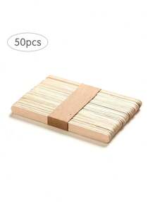 1/10/20/30 Palitos de madera desechables para depilación con cera, espátulas de madera para depilación de mujer, herramientas de belleza - Multicolor - Ver 9