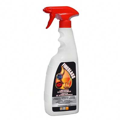 Faren FIREGLASS, Limpiador de Hollín para Chimeneas Fireglass, Cristales Líquidos, Efectivo y , 750 ml