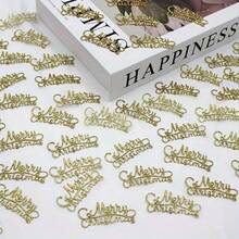 50/100/200pcs Christmas Theme Party Merry Christmas Paper Confetti Table Decor