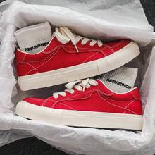 Zapatos de skate de verano para hombres, zapatos casuales de lona versátiles y de moda coreana, transpirables, zapatillas deportivas para estudiantes de estilo urbano