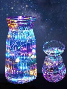 10 件迷你 LED 仙女灯 - 电池供电，闪烁效果，适用于礼品包装装饰、圣诞节和母亲节装饰 - 彩色 - 查看 2