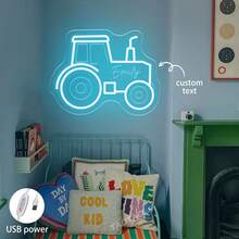 Custom Car Name Neon Signs Personalized Wall Decor Neon Signs Kids' Room Decor Custom LED Car-Shaped Decorative Lights - Automotive Neon - View 2