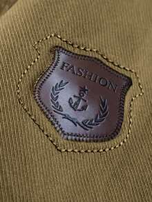 Autumn/Winter New Men's Long Sleeve Jacket, Lapel Casual Fashion Versatile Jacket, Multi-Pocket Military Green Button Jacket, Retro Jacket