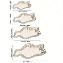 1 Stück weißer Eier-Muster Anti-Rutsch Badezimmermatte, asymmetrisch geformter Teppich geeignet für Küchenspüle, Duschraum, aufgerüstetes rutschfestes Design aus weichem Diatomeenmaterial, geeignet für Flur, Küche, Waschraum, Badezimmer, Dorm, Sofa, Schlafzimmer, Wohnzimmer, Waschtisch, Stuhl, Dorm Teppich, Mode Teppich, Raumdekoration, Weihnachtsdekoration, Geschenk, Heimdekoration, Schlafzimmerdekoration