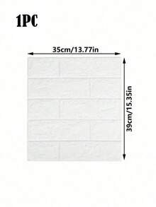 1/10/20/40/50 件 3D 泡沫砖墙贴，防水自粘墙纸，客厅装饰墙贴，家居装饰墙面覆盖材料礼物生日毕业墙面装饰浴室装饰卧室装饰房间装饰用品房屋装饰家居装饰客厅墙纸壁纸 - 白色 - 查看 11