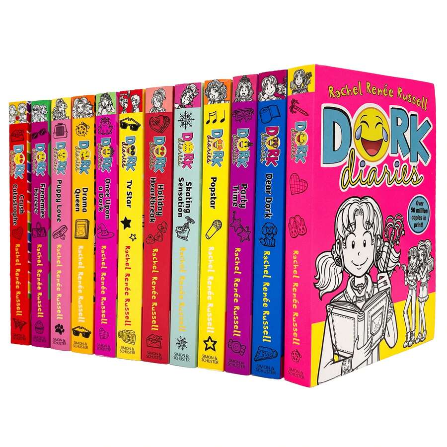 Dork Diaries Series 12 Books Collection Set By Rachel Renee Russell - Sets - View 1