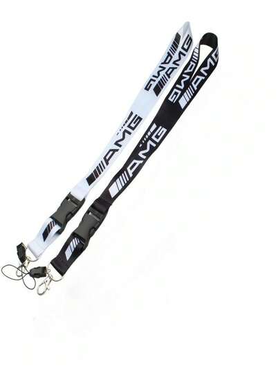 Cordón para llaves de coche, portaidentificaciones, correa para el cuello de teléfono móvil, llavero de coche para Mercedes Benz AMG C E S ML GLK GLE GLS GLC SLK W177 W176