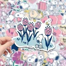 SNOOPY 50pcs  Graffiti Stickers Anime Decoration Children's Handbooks Car Skateboards Waterproof Stickers,Christmas Gifts ﻿ - Multicolor - View 6