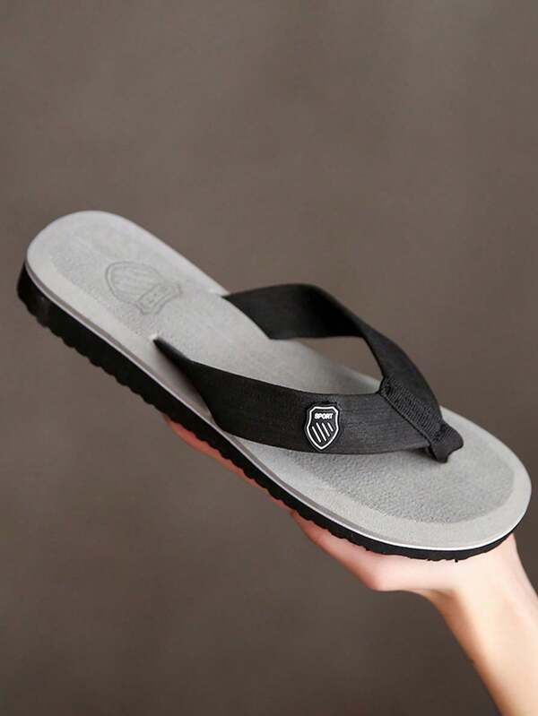 1 Pair Summer Fashion Men Lightweight Massage Casual Breathable Indoor Flip Flop Outdoor Slippers