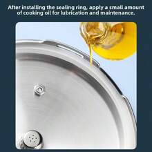 Multi-Size Pressure Cooker Sealing Ring Silicone Gasket O-Ring Replacement Aluminum Pressure Cooker Cookware Parts - Multicolor - View 6