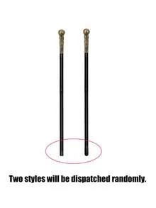 1PC King's Costume Cane, 81 CM Long, Antique Golden Item, Suitable For Jazz Dance, Role-Playing Accessories, Halloween Costumes Party Props (Adjustable Length, Suitable For All Ages)
