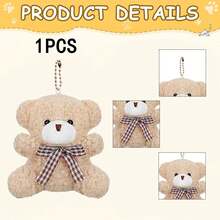 1pc/2pcs/5pcs/10pcs Mini Plush Bear Toys, Small Plush Bear Cute Soft Plush Animal Toy Gifts, Suitable For DIY Key Chain Birthday Baby Shower Wedding Party Gifts. - Multicolor - View 15