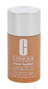 Clinique 更佳粉底液 SPF 15 WN 76 烤小麦 1oz/30ml 粉底液 中等遮瑕 自然妆效 无油持久 提亮肤色 女友 妻子 母亲 朋友 生日 毕业派对 旅行 露营 户外 学校 校园旅行 节日 周年纪念 秋季 万圣节 秋季妆容 - WN 76 烤小麥 - 查看 1