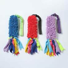 Tear Resistant Dog Toy-Squeaky Tug Of War Dog Toy,Plush Teeth Grinding Bite, Tear Resistant Dog Training Rope Toy,Plush Teeth Grinding Bite-Resistant Toy,Chew-Resistant,Dog Toy,Ideal For Large Dogs, Training, And Play - Multicolor - View 7