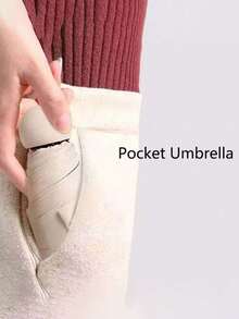 Small Folding Umbrella, Mini Pocket Waterproof Portable Travel Umbrella, Sun Umbrella, Women's Sun Protection And UV Protection Umbrella, 2-In-1 Mini Six-Fold Ultralight Portable Umbrella, Mini Travel Umbrella, Portable Umbrella For Both Sunny And Rainy Days, Windproof, 99% UV Protection