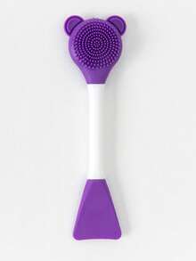 Un set de 3 piezas de herramientas de belleza facial, que incluye un rodillo masajeador de doble cabezal + una tabla Gua Sha con forma de corazón - rosa, un cepillo facial de silicona de doble cabezal para mascarillas de barro, palitos de masaje facial Gua Sha para el ojo y estiramiento muscular, herramientas mágicas exquisitas, masajeadores faciales, herramientas mágicas para empujar la cara, herramientas mágicas en forma de V para la cara, rodillos masajeadores de doble mentón y masetero para levantar y firmar el rostro - Multicolor - Ver 16