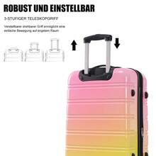 Suitcases - Pink + ABS-1 - View 6