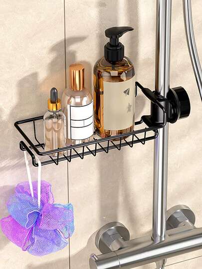 1pc Soap Dish Holder For, No Drilling, Soap Bar Holder Razor Holder For Shower, Shampoo Bar Holder For Shower Caddy For Bathroom