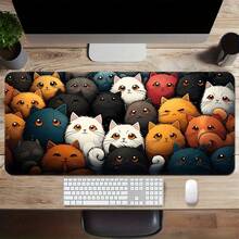 1pc Customized DIY Mouse Pad, Free Size Customization, Large Mouse Pad, Natural Rubber, Durable Stitched Edging, Non-Slip Rubber Mouse Pad, Suitable For Office Computer, Laptop, Gaming Mouse, Boyfriend, Girlfriend, Gift, Desk Accessory, PC Accessory, Study Accessory, Provide Pattern For DIY Customization