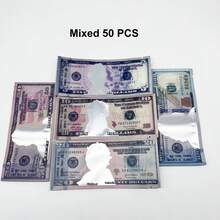 50pcs 3.5G Mixed Plastic Storage Bags With Zipper - Disposable, Uncoated, Thickened, 50pcs, Perfect For Back To School, Halloween, Thanksgiving, Christmas And Day Of The Dead - Gift Wrapping, Gift Packaging |   Fashion Storage Bag |   Zipper Container