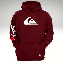 Quiksilver Men's Sweatshirt - Maroon - View 2