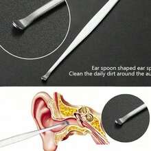 Stainless Steel Ear Cleaning Kit, Professional Spiral Ear Cleaner Tools For Adults, Ear Wax Removal Tool Set With Double-Headed Stainless Steel Ear Picks, Ear Cleaner With Storage Box - 1PC - View 10