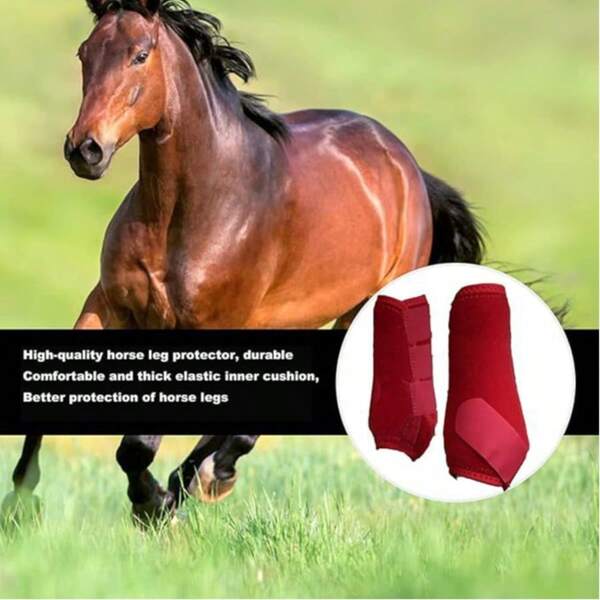 Professional Horse Leg Guards, Shock-Absorbing Diving Material Horse Leg Wraps, Professional Horse Racing Equipment, Horse Riding Supplies