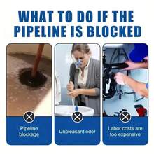 1/2 cajas de 12 tabletas cada una para desatascar desagües de cocina y baño - Descompone la grasa, el cabello y los restos de comida - Para ayudar a despejar los desagües obstruidos