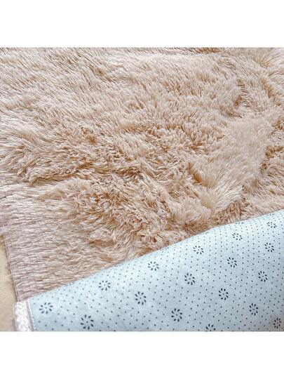 Moderne Indoor Zachte Lightweight Vloerkleed Living Room Bedroom Dorm Polyester Tufted Throw Runner Home ative Plush Fluffy Furry Fur Area Rugs Camel Comfy Vloer Thin Shag Tapijt view 4
