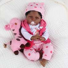 Reborn Baby Dolls - 20-Inch Cute Soft Vinyl Realistic Baby Doll Real Life Baby Dolls With Complete Accessories Perfect For Cuddling, Playtime, And Gift Giving - 粉色 - 查看 2
