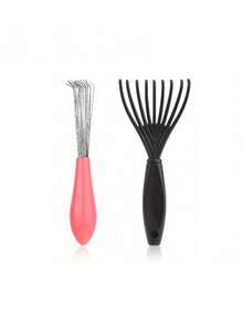 3pcs Hair Brush Cleaning Tools - Plastic Comb Remover And Claw Rake, Suitable For Home And Salon Use, Cleaning Hair Brushes Comb Brush Cleaner Plastic Handle Cleaning Brush Remove Embedded Beauty Tool Cleaning Supplies, Small And Cute But Powerful In Cleaning Hair,Hair Brush,Hairbrush,Hair Combs,Barber,Hair Tools,Hair Products,Hair Accessories,Slick Back Brush,Hair Care,Hair Comb,Barber Accessories,Comb Hair,Curly Hair Brush,Travel,Hair Stuff,Detangling Brush,Ball Brush,Mini Hair Brush,Hair Accessories,Curly Hair Products,Hairdressing Equipment,Accessories,Christmas,Barber Accessories,Hair Accessories,Hairdressing,Wooden Comb,Travel Essentials,Travel Essential,Hairstyle,Hairdressing